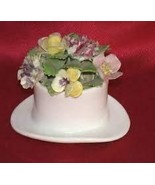 Royal Adderley Floral Bone China Bouquet in Top Hat - MINT - £15.76 GBP