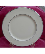4 LENOX MONTCLAIR IVORY PLATINUM DINNER PLATES PRESIDENTIAL 10 5/8&quot; - £69.63 GBP