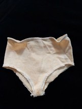 Cream/Off White Color Doll Underwear 2&quot; x 4.5&quot; *** FOR DOLLS ONLY******** - £3.90 GBP
