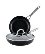 Nonstick Frying Pan Set With Lid, 3-Piece – 8 &amp; 10 Inch Skillets, Durable - $5,473.21 MXN