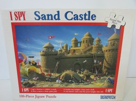 Briarpatch 100 Piece Puzzle I Spy Sand Castle Find A Picture 11.5&quot; X 15&quot; Mint - £3.14 GBP
