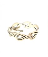 Vtg Signed JJ 925 Sterling Taxco Hecho En Mexico Wishbone Panel Link Bra... - $5,137.62 MXN