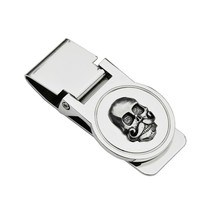 Skull With Mustache Money Clip - $9.95