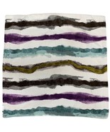 Abstract Brush Strokes Blue Purple Black Outdoor Throw Pillow Cover Case... - £29.39 GBP