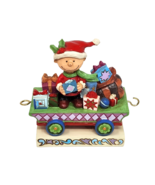JIM SHORE PEANUTS 2018 ALL WRAPPED UP CHARLIE CHRISTMAS CHEER TRAIN CAR ... - £51.99 GBP