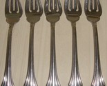(5) Five 18/8 Stainless Reed &amp; Barton  Salad Forks 6 1/2&quot; - £31.14 GBP