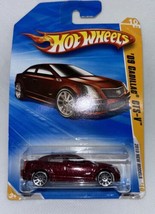 Hot Wheels &#39;09 Cadillac CTS-V Maroon 10/44 2010 New Models 1:64 - £10.11 GBP