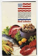 Red Lobster Restaurant Seafood Tastes of America Dinner Menu  - £11.89 GBP