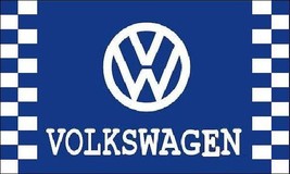 Volkswagen Racing Blue Flag - 3x5 Ft - £19.68 GBP