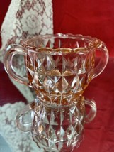 Windsor pink depression glass by Jeanette sugar 1930s - $5.94
