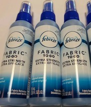 3x Bottles Febreze Fabric To Go EXTRA STRENGTH Spray Original Freshener - £9.56 GBP