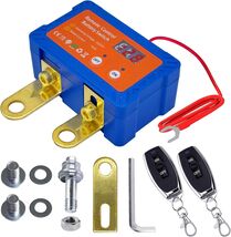 Remote Battery Disconnect Switch 12V W/Voltmeter, 140A 140A Side Post Neg - $34.99