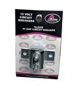 Circuit Breaker; 50 Amp/ 12 Volt; Automatic Reset - €16,86 EUR