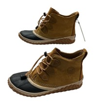 Sorel Womens 5 Out N About Classic Brown Black Lace Up Waterproof Duck B... - £44.82 GBP