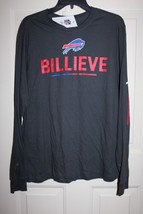 NWT men&#39;s medium nike NFL buffalo bills billieve long Sleeve Tee-shirt b... - $33.24