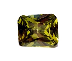 Beautiful Cambodia Neon Zircon Octagon Cut Green Color Loose Gemstone 4.80 Ct 19 - £2.65 GBP