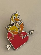 Duck Sitting On Heart With Arrow Thru It Pin - $10.00