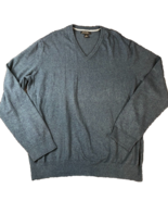 Banana Republic Pima Cotton &amp; Cashmere Sweater Mens XL Blue Long Sleeve ... - £20.84 GBP