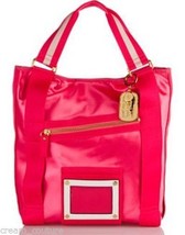 Juicy Couture Large Pink &quot;Heart Medallion&quot; Tote Handbag YHRUS066 NEW MSRP $228 - £96.43 GBP