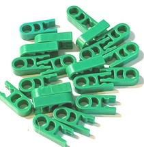 Qty 10 ~ MICRO K&#39;NEX Replacement Part pc clip green 1 position connector - $1.97