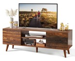 Tv Stand For 55 60 Inch Tv, Mid Century Modern Tv Console, Entertainment... - $135.99