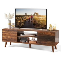 Tv Stand For 55 60 Inch Tv, Mid Century Modern Tv Console, Entertainment Center  - £122.27 GBP