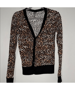 Heart Hips Leopard Print Cardigan in Brown and Black - €7,60 EUR