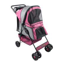 Jespet 4-Wheel Promenade Pet Stroller for Dogs Cats, Safe Brake Wheels F... - £112.17 GBP