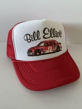 Vintage Bill Elliott Coors Hat Beer Trucker Hat adjustable Red NASCAR Cap - $17.56