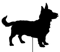 Lancashire Heeler Garden Stake or Wall Hanging / Memorial / Garden / Met... - £43.02 GBP