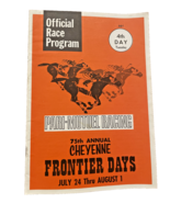 Cheyenne Frontier Days 75th Anniversary Race Program Roy Rogers Gunsmoke... - $3,801.31 MXN