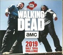 The Walking Dead Daily Trivia Challenge 12 Month 2019 Desk Calendar NEW UNUSED - £11.58 GBP