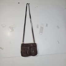 Small Brown Fossil Crossbody/shoulder leather purse - $20.42