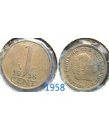 Holland ONE Cent 1958 - £1.96 GBP