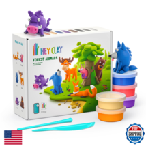 HEY CLAY Air Dry Clay Kit for Kids - 15 Cans &amp; Sculpting Tools - Colorful - $37.51
