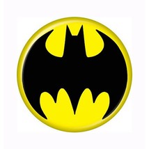 Batman Button Symbol White - $7.98