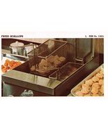 Vintage 1950 Fried Shrimp Print Cover 5x8 Crafts Food Decor - $368.75 MXN