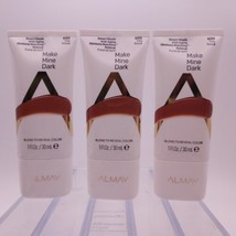 Lot Of 3 Almay Smart Shade Skintone Matching Makeup Make Mine Dark #600 - £13.99 GBP