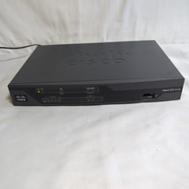 Cisco 881 4 Port (2 POE) Wired Router C881-K9 w/ Power Adapter Tested - £53.99 GBP
