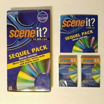 Scene It DVD Game Sequel Pack Movie Edition 1 DVD 700 Trivia Cards New O... - £5.46 GBP