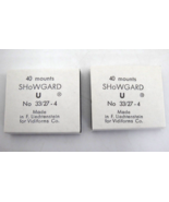 Showgard 33/27 U Dark Stamp Mounts 2 Packs of 40 for UN Commemoratives N... - $51.32 MXN