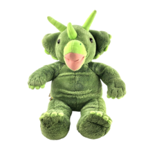 BUILD A BEAR Dino TRICERATOPS Green Plush Dinosaur Stuffed Animal 17&quot; - £20.62 GBP