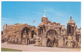 Vtg Postcard-Grotto of the Redemption, West Bend IA-Street View-Chrome~IA1 - £3.28 GBP