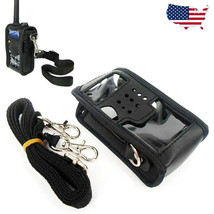 Soft Leather Radio Case For Baofeng Uv5R 5Ra 5Re Gt-3 Two Way Radio Bag Case - £15.22 GBP
