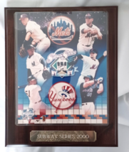 Mlb 2000 Subway Series New York Mets Vs New York Yankees Plaque 13x11 - £19.46 GBP