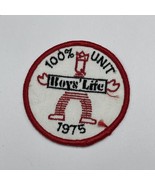 Vintage 1975 100% Unit Boys&#39; Life Boy Scout Of America BSA Patch - $25.63 CAD