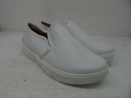 Nurse Mates Women&#39;s Slip-On Adela Slip-Resistant Work Shoes White Size 6W - $42.74