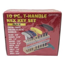10-Piece SAE T-Handle Hex Key Set with Stand New Factory Sealed # 37861 - $19.95