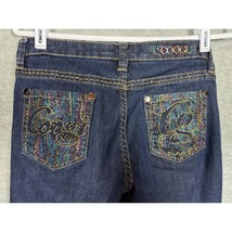 Coogi Women&#39;s Denim Jeans 9/10 Colorful Beaded Pockets Embellished - $487.32 MXN