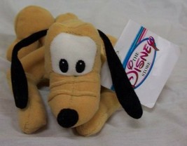 Walt Disney Store Pluto Dog B EAN Bag 7" Stuffed Animal Toy New - £12.66 GBP